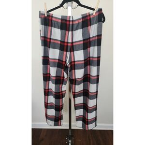 Wondershop Target Womens Plaid Pajama Pants Red Black White Fleece Sleepwear L